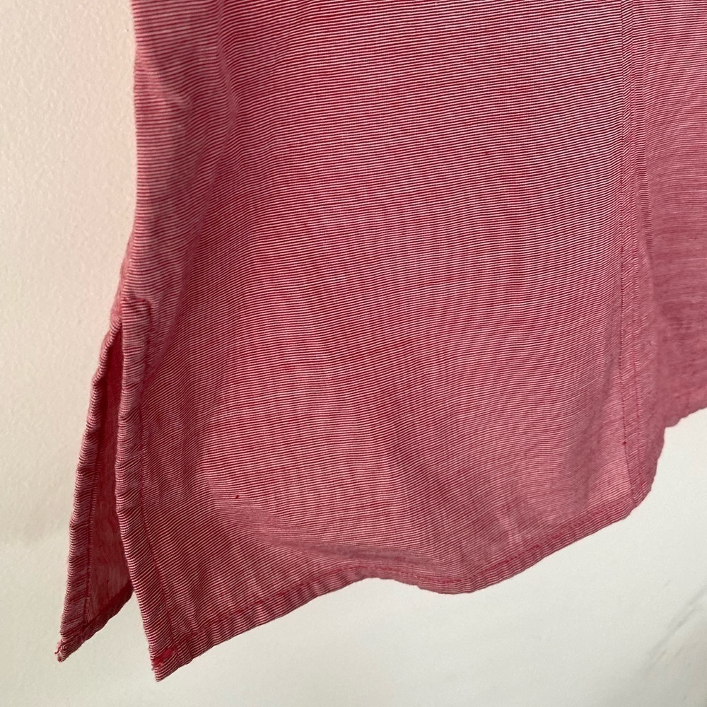 Harve Bernard Red Button Down Collared Shirt Xl - image 4